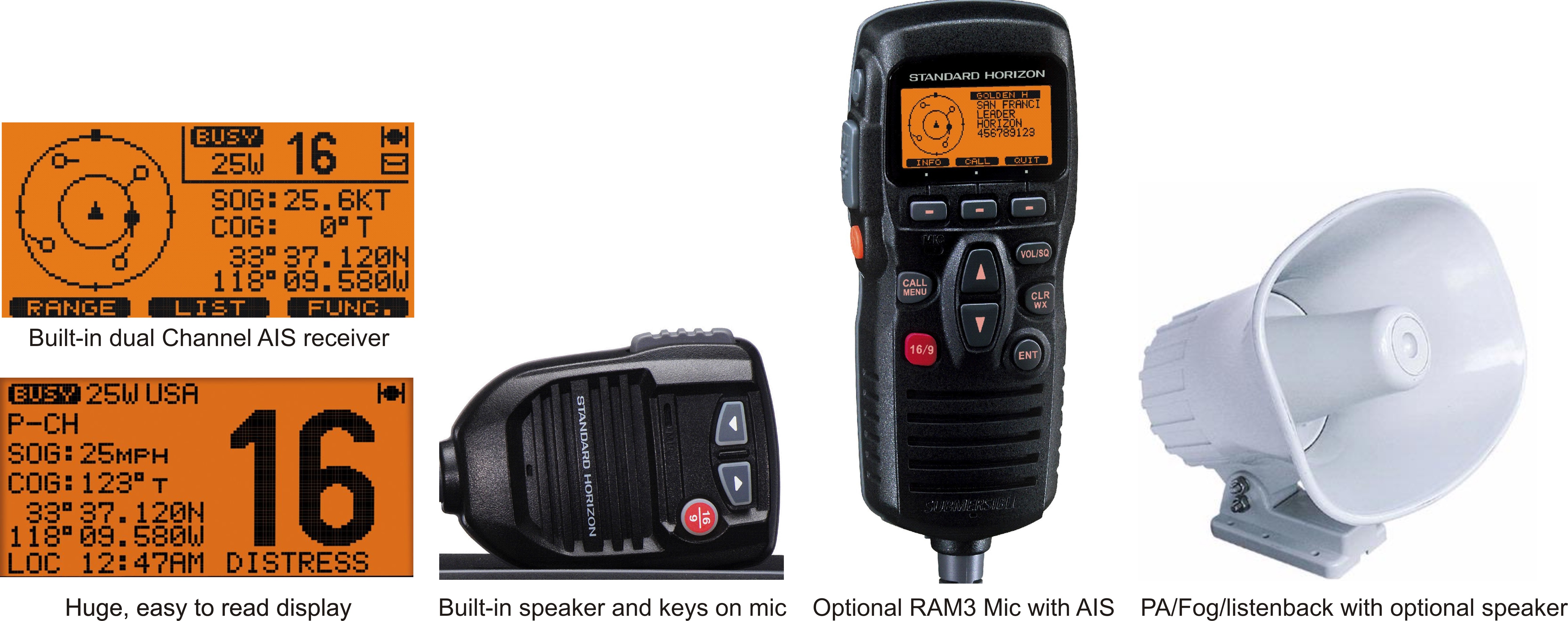 VHF Radio for Boats, Marine Handheld Radios